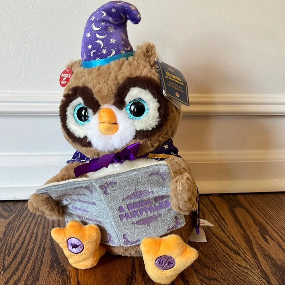 Cuddle Barn Octavius Storytelling Owl - Picture 1 of 7